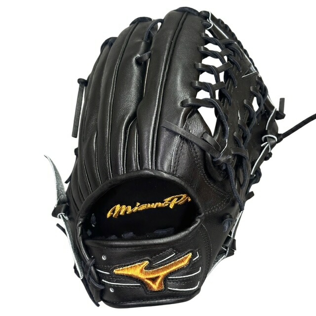 BSSショップ限定 ミズノプロ 硬式グラブ 外野手用 HAGAJAPAN スポコバオリジナル Mブラック イチロー