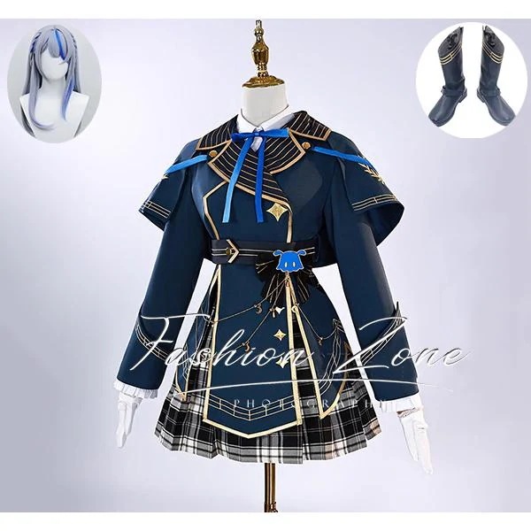 バーチャル YouTuber VTuber 雨海ルカ Amagai Ruka コスプレ衣装 ウィッグ 靴 ハロウィン 演出服 変装