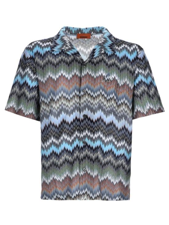 MISSONI Men Shirts US26SJ03 BR014TS91RM Grey