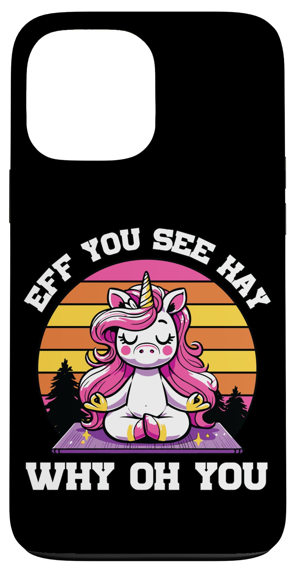 エフ・ユー・シー・ヘイなぜああユニコーンが面白いのか スマホケース iPhone 13 Pro Max 用