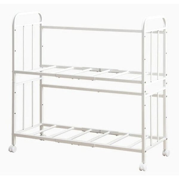 岩附 IW-216 ホワイト [布団収納ラック 2段スリムタイプ] メーカー直送