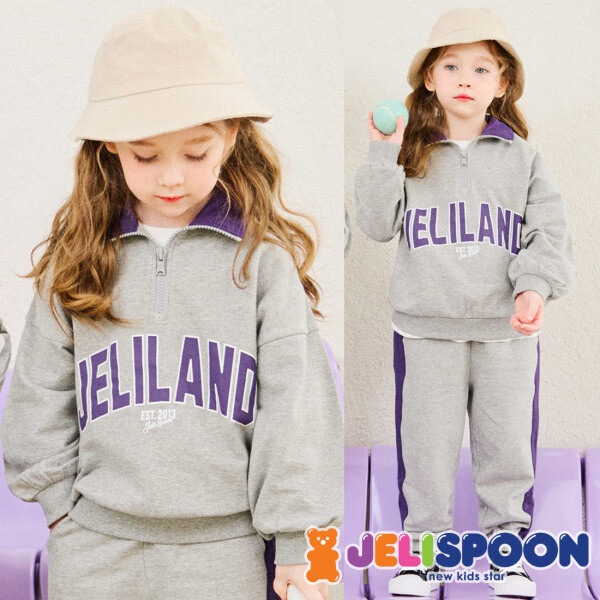 ゼリーランド ジップアップ上下服/ 子供服