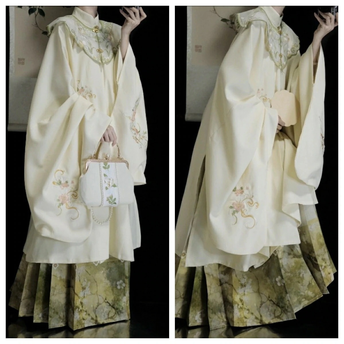 華流衣装 中華古代服 漢服 中華服 夏着 チャイナ服 中華 チャイナ 刺繍柄 唐装 古典美人服 舞台衣装 ステージ衣装 グラデーション チャイナドレス イベント 仮装 コスチューム 写真撮影 華やか