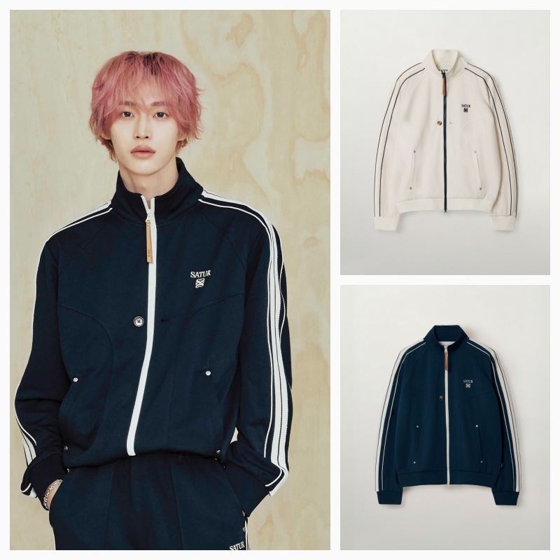 【SATUR】26SS ESSENTIAL LAWTON TRACK ZIP-UP JACKET : 3COLORS