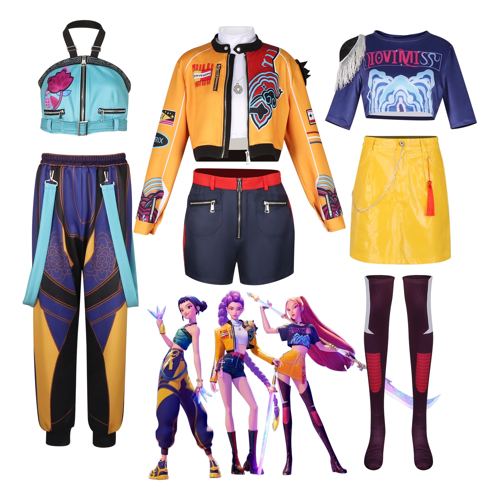 Witch Hunter Group K-pop Rumi Mirazoyi Cos Serverアニメーションと映画キャラクターとコスプレパフォーマンスサーバー