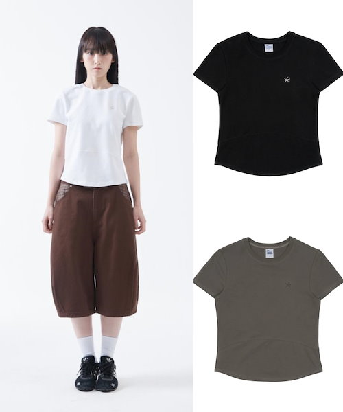 Tシャツ・カットソー THE COLDEST MOMENT TCM melanine T grey Qoo10 THE COLDEST MOMENT TCM STABLE LONG 無地 長