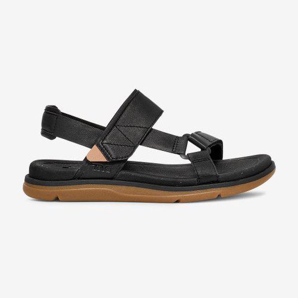 【TEVA】女性用ソフト牛革サンダル Madera Slingback STVF2412570-BLK