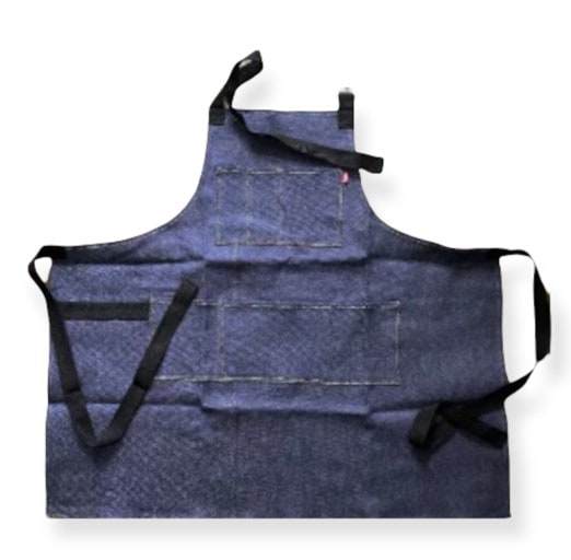 KOBE発信のオリジナルNEW DENIM WORK APRONインディゴBL【岡山DENIM使用】