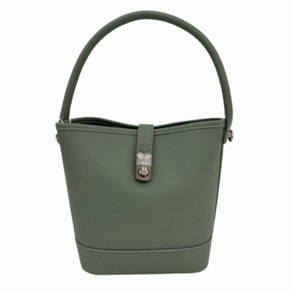 クロスで演出可能な持ちやすい女性ハンドバッグ EQ-2248GN