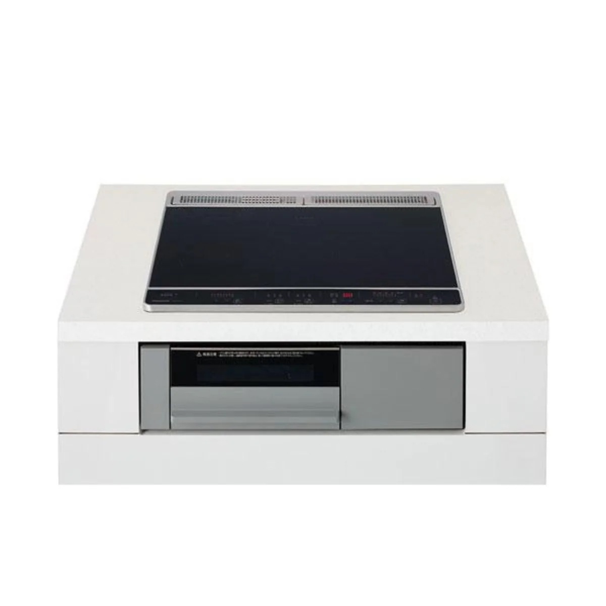 Panasonic パナソニック IHクッキングヒーター KZ-N1H6AS Nシリーズ ビルトインタイプ 単相200V 2口IH+ラジエント 幅60cm ブラック/グレー