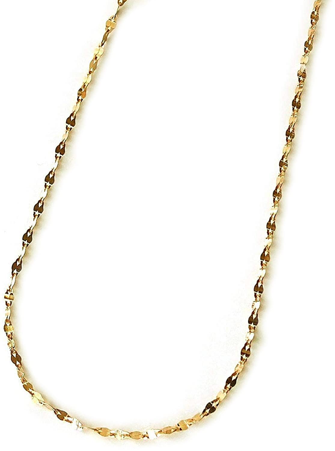 [あなたと私の宝石箱] 10金イエローゴールド・エクレアデザイン ネックレス K10YG【ギフトラッピング済み】