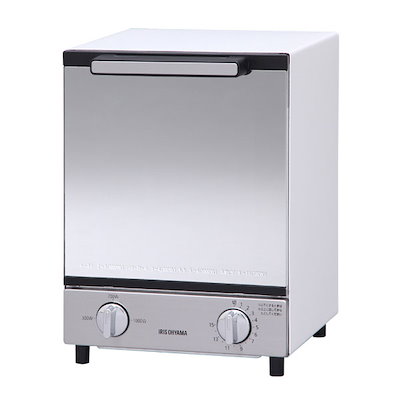 他サイト： アイリスオーヤマ MOT-012 ミラーオーブントースター縦型 MOT012の商品画像