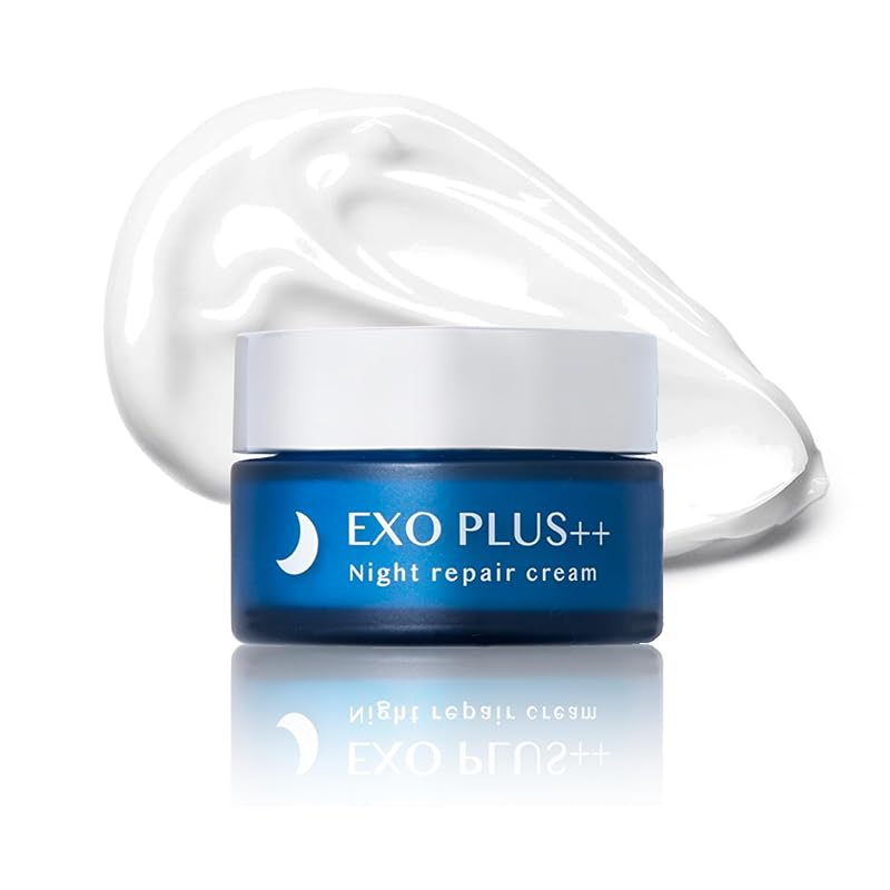 ＥＸＯ ＰＬＵＳ＋＋ （エクソプラス） ナイトクリーム エクソソーム 夜間美容 ナイアシンアミド 高保湿 ヒト幹細胞 40g 5,348円