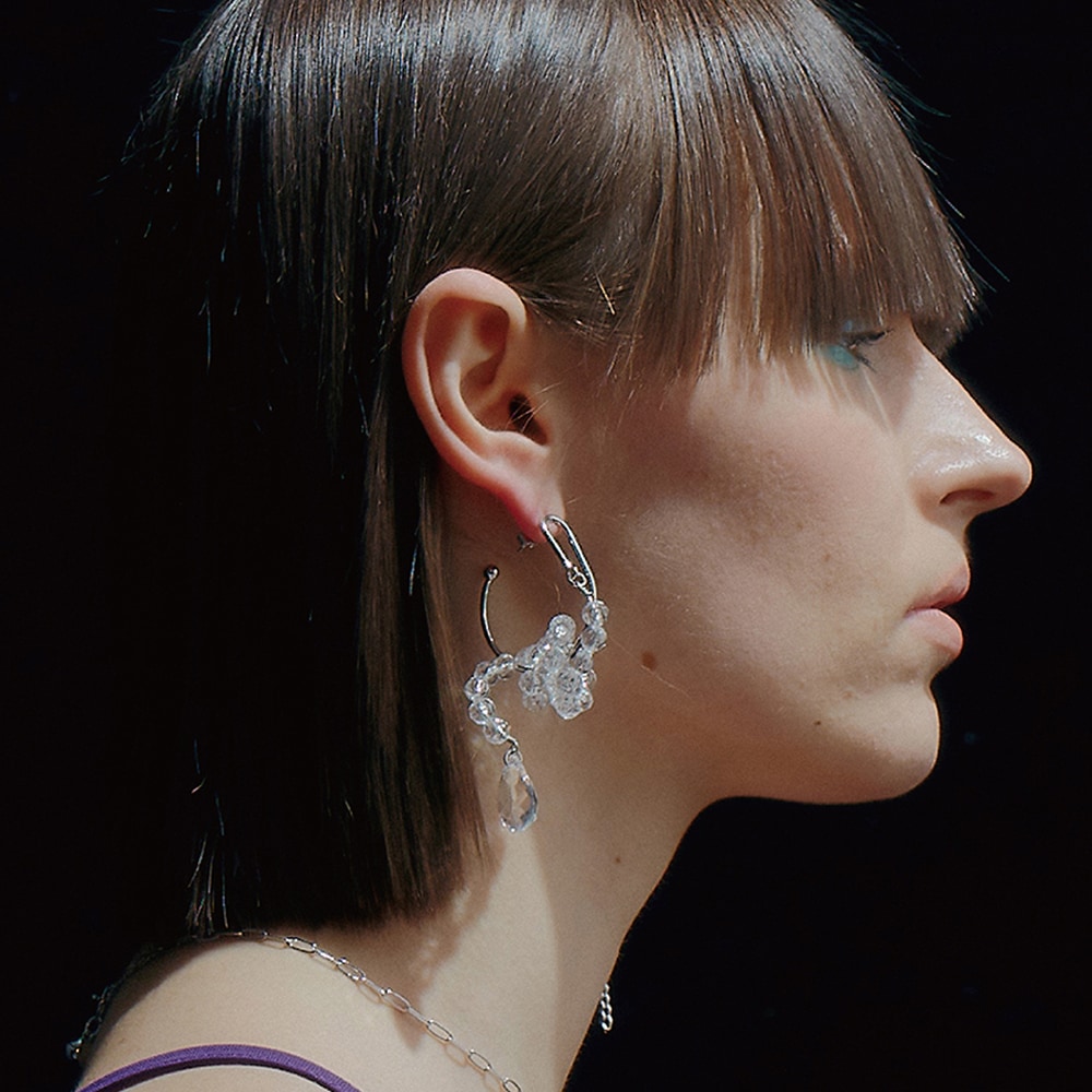 Glassy Pourin Earring