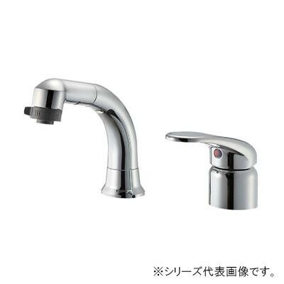 三栄 SANEI U-MIX シングルスプレー混合栓（洗髪用） 寒冷地用 K37110EJK-C-13