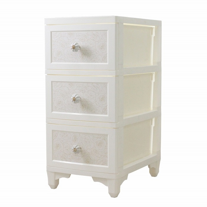 ドレスチェンジチェスト 3段 モダンローズ DPC-03-MR アイエルシー