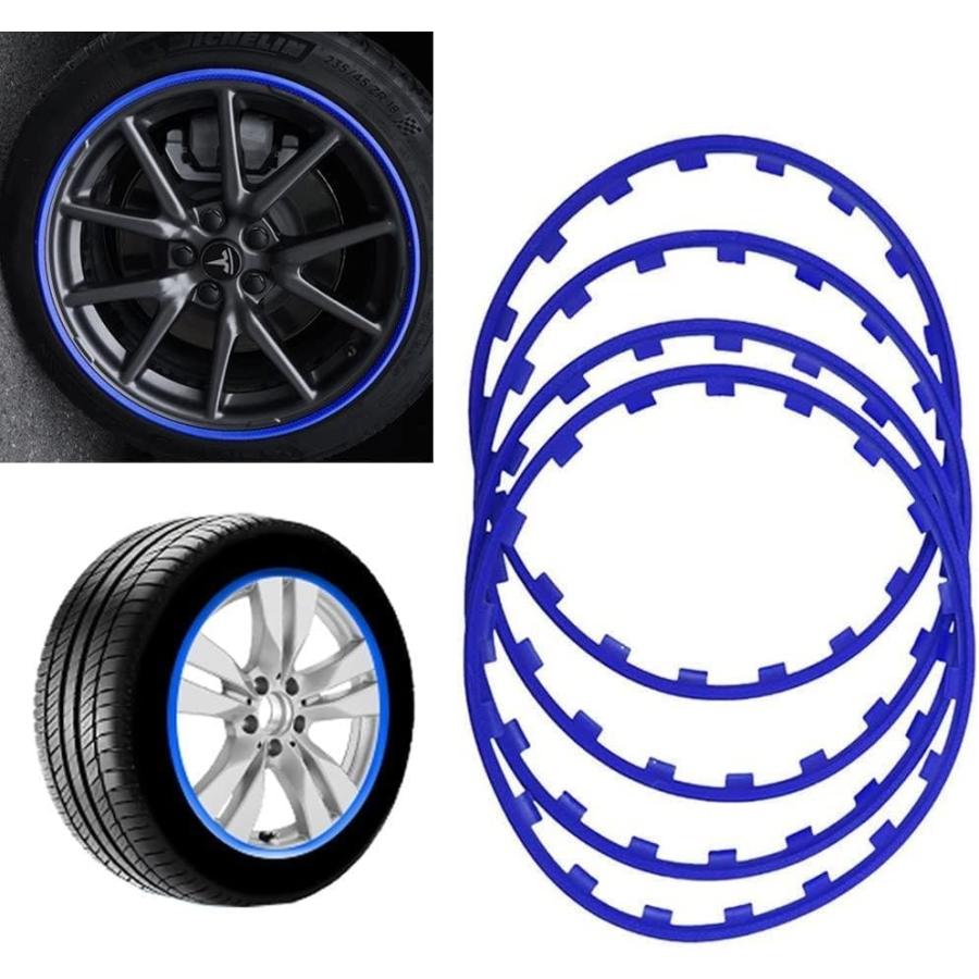 ホイールリムガード リムガード ホイール リムガード プロテクター 合金ホイールプロテクター - 車両のリム保護 - ホイールリムを傷や擦り傷からガード - 取り付