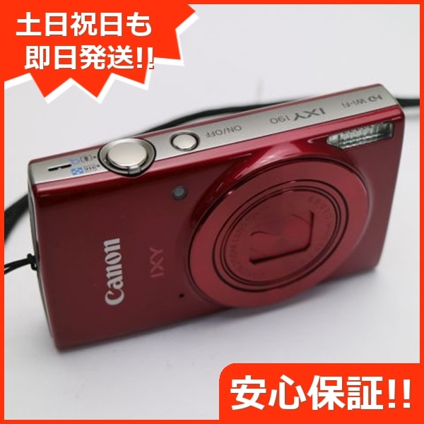 超美品 IXY 190 レッド コンデジ Canon 135