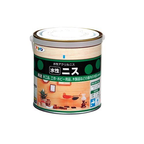 （まとめ買い）水性ニス 透明（クリヤ） 0.7L [x3缶セット]