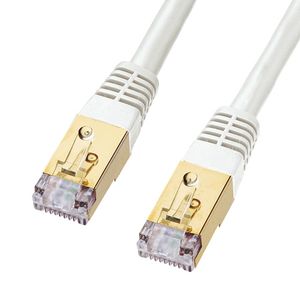 サンワサプライ カテゴリ7 スタンダードLANケーブル 15m(ホワイト) KBT715WN