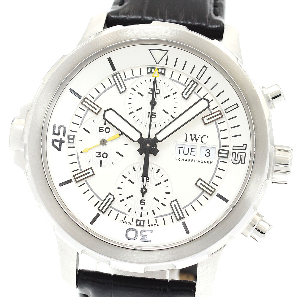 IWC SCHAFFHAUSEN IW376801 アクアタイマー クロノグラフ 自動巻き メンズ 保証書付き_892491【中古】