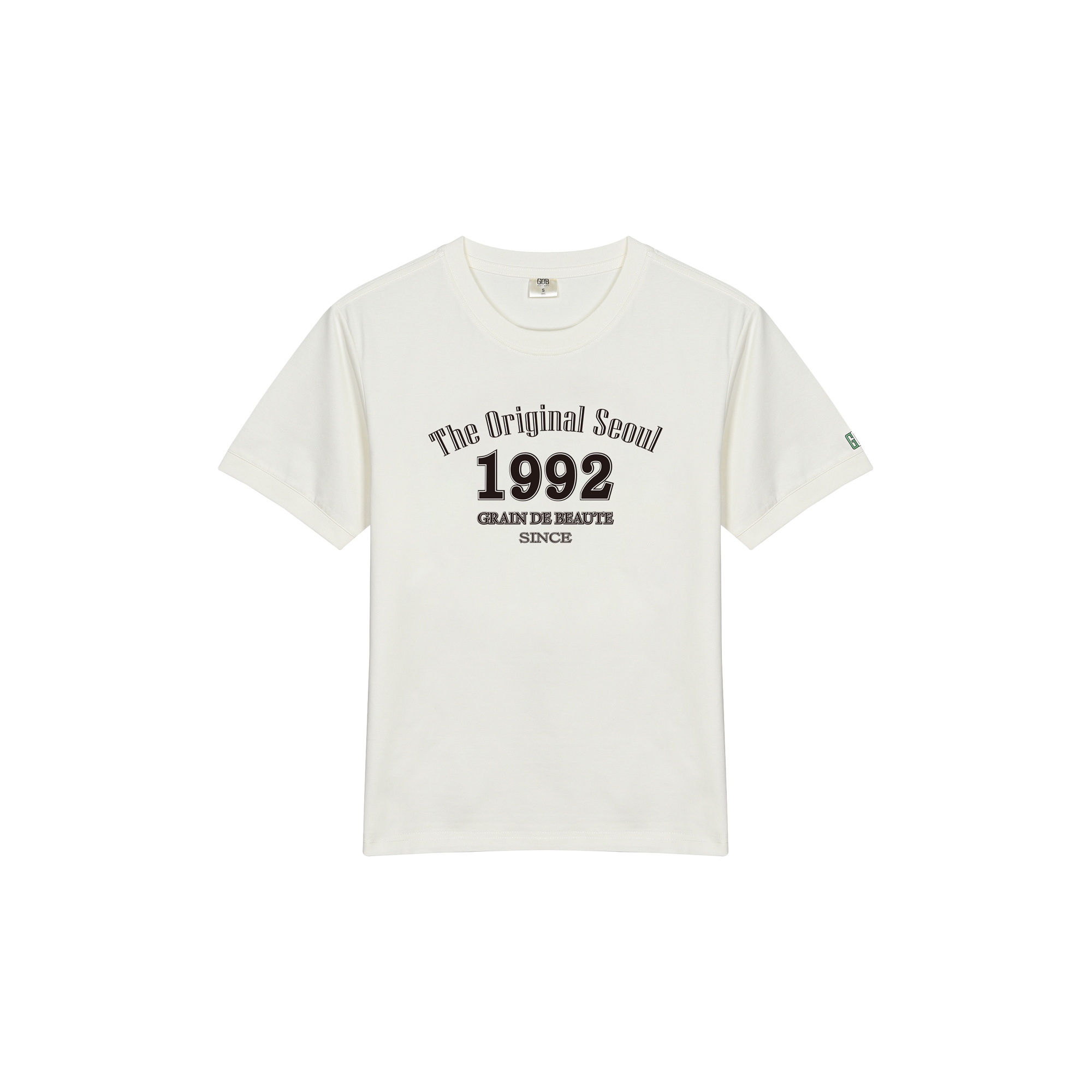 1992 SIGNATURE T-SHIRT [BEIGE]