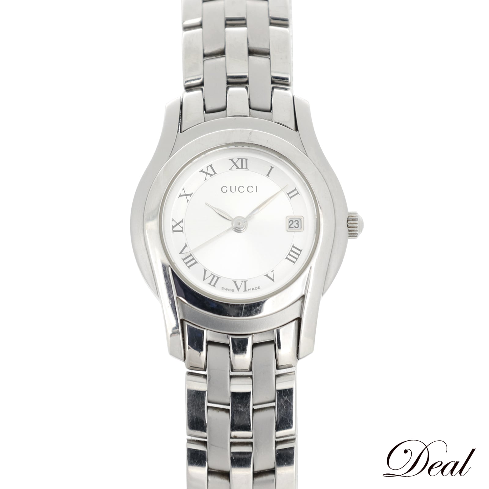 グッチ ラウンド クォーツ 5500L レディース 腕時計