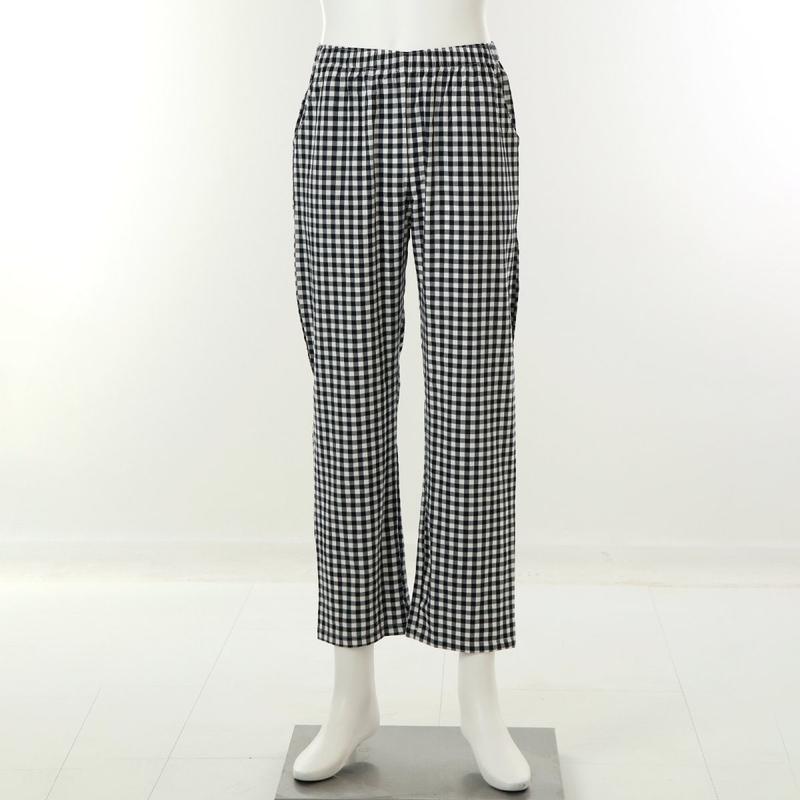 CR先染めギンガムチェック男性パジャマパンツ[WPA383MP]