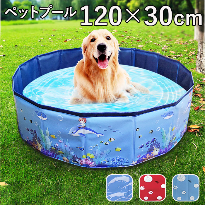 ペットプール 犬用プール 無地 通販 プール ペットバスプール 犬 いぬ ペット用 ペット お風呂 浴槽 バスタブ 折り畳み式 折りたたみ 折り畳み 子供 こども 子ども 子供用 キッズ 暑さ対策 水