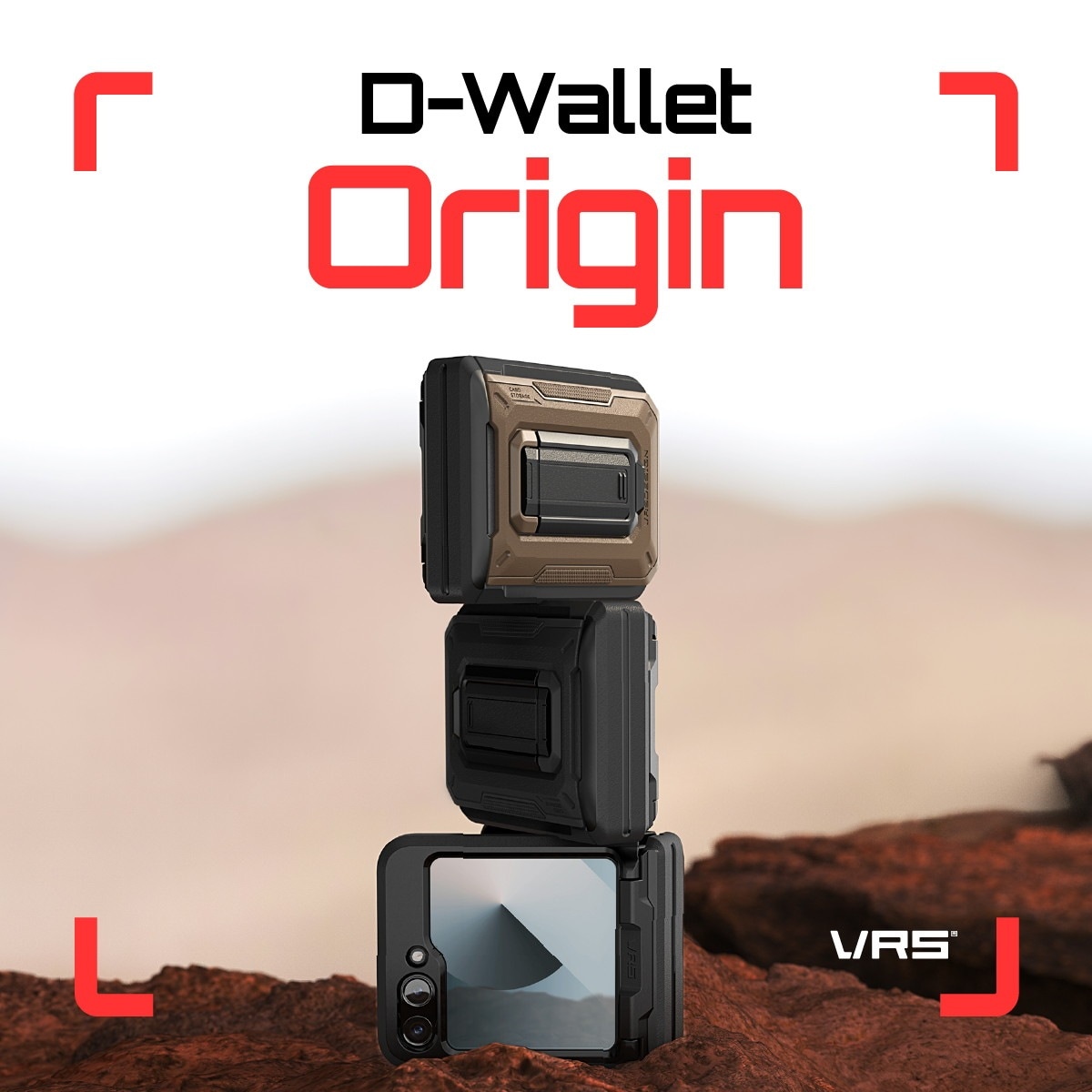 Galaxy Z Flip6 対応 ケース 耐衝撃 カード収納 スタンド ヒンジ 保護 ストラップホール 付 スマホケース 耐衝撃ケース D-Wallet Origin