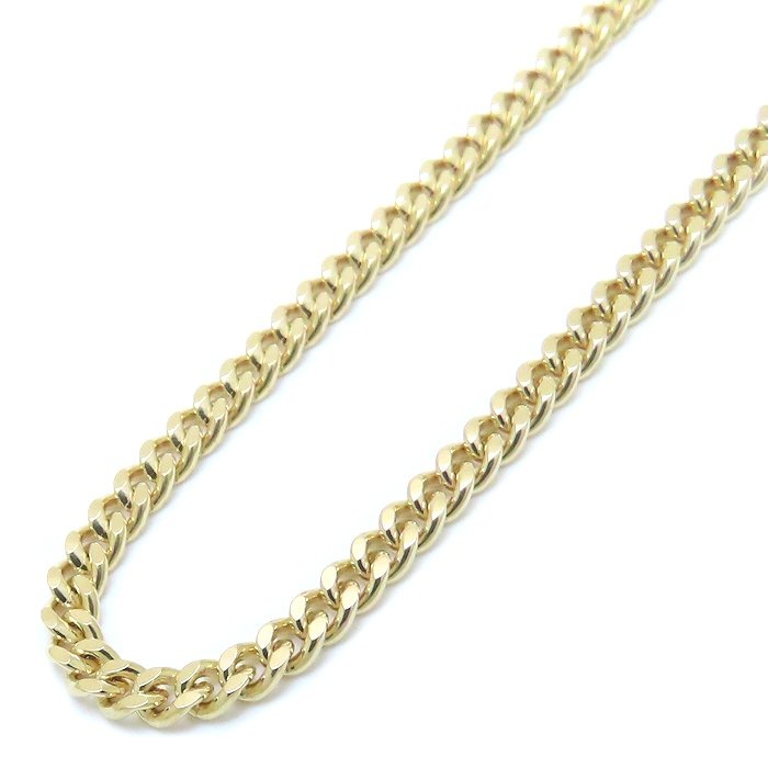 喜平ネックレス K18YG イエローゴールド 2面 シングル 40cm 11.8g/76232【中古】
