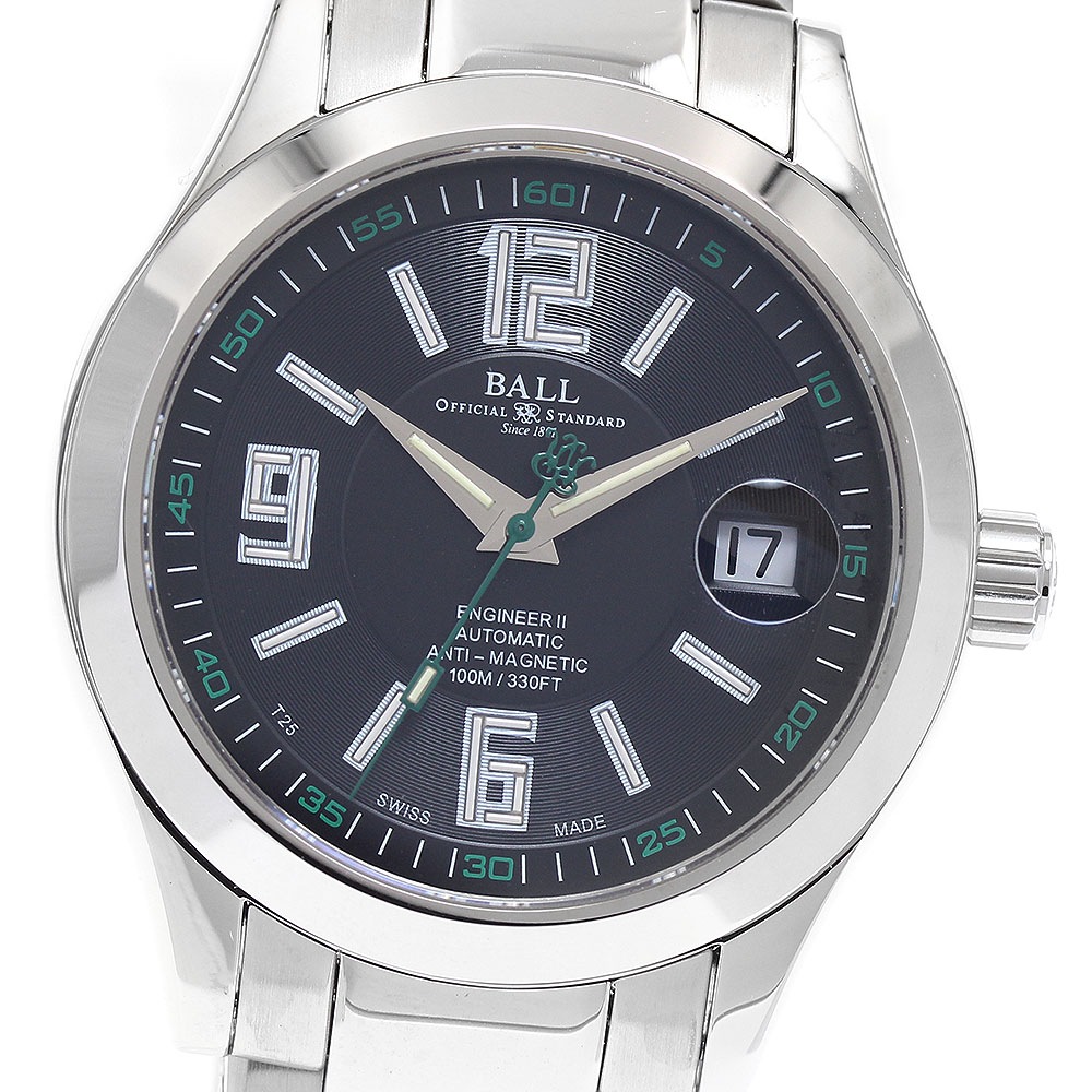 ボール BALL WATCH NM1020C-S4-BK エンジニアII アラビック デイト 自動巻き メンズ 未使用品 内箱・保証書付き_935395【中古】