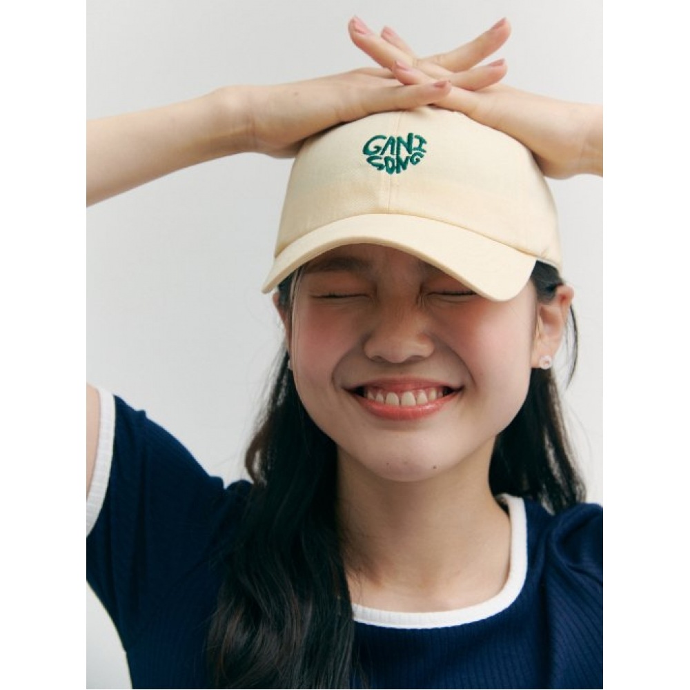 GANISONG (GANISONG) ハートロゴボールキャップ_イエロー