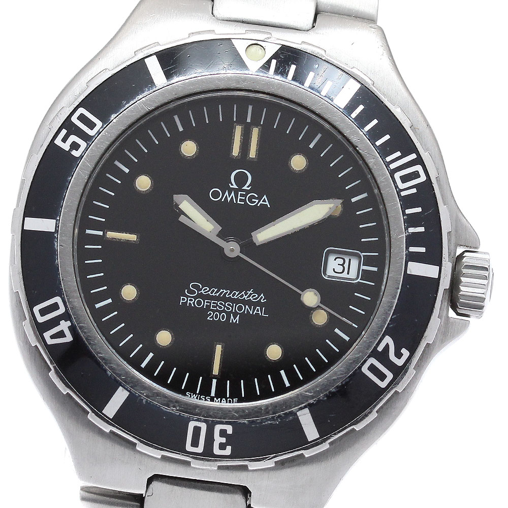 オメガ OMEGA シーマスター200ｍ デイト クォーツ メンズ _961773【中古】