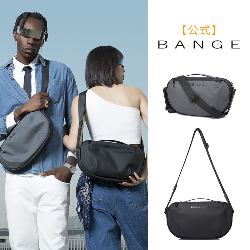 BANGE メッセンジャーバッグカジュアルウォータープルーフスモールショルダーバッグクロスボディショルダーバッグ