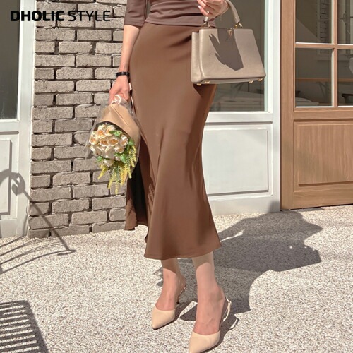 [メガ割りSALE]サテンマーメイドスカート・p427969