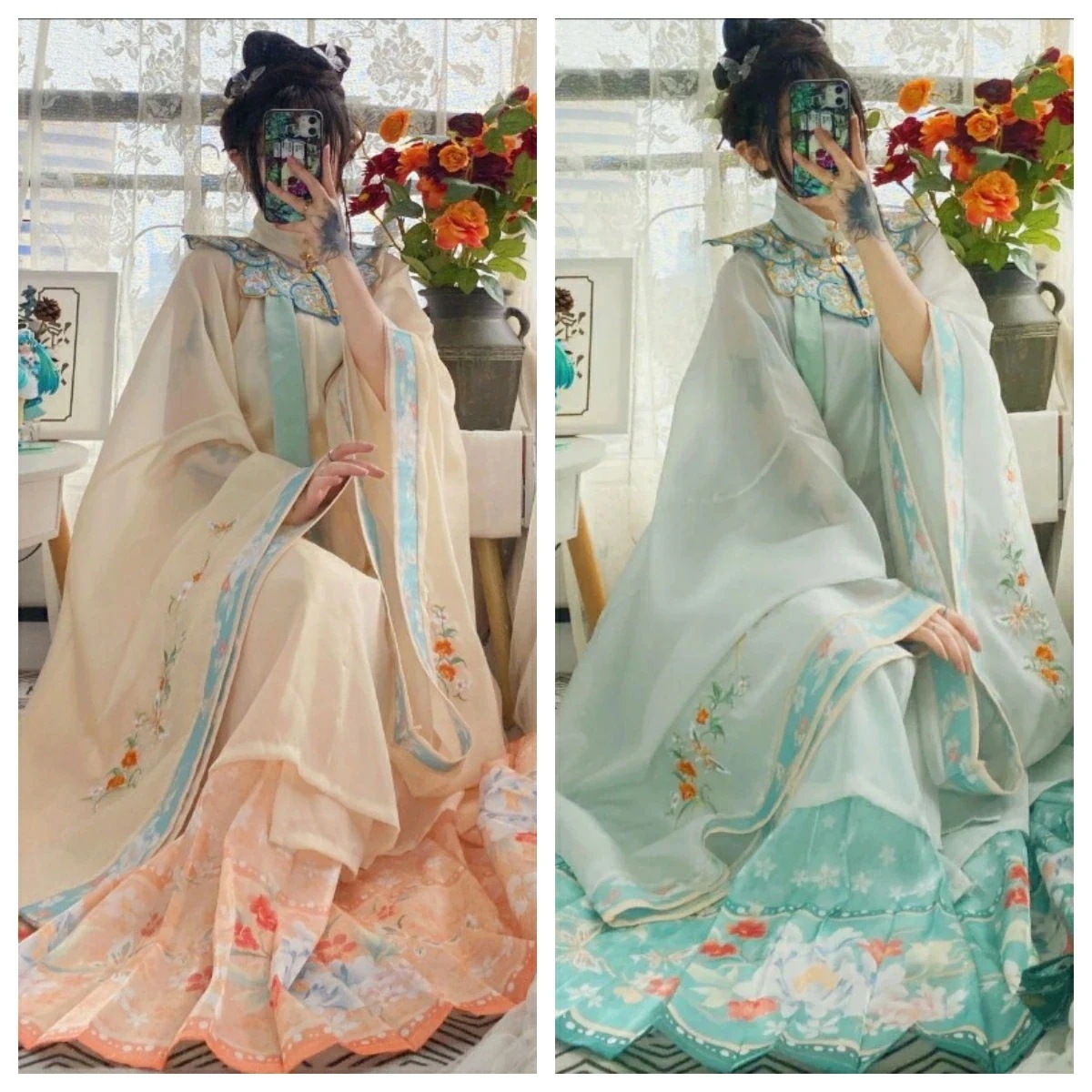 明制漢服 華流衣装 中華古代服 唐装 中華服 夏着 プリーツスカート チャイナ服 中華 チャイナ 花柄 古典美人服 舞台衣装 ステージ衣装 チャイナドレス イベント 仮装 コスチューム 写真撮影 華 5,439円