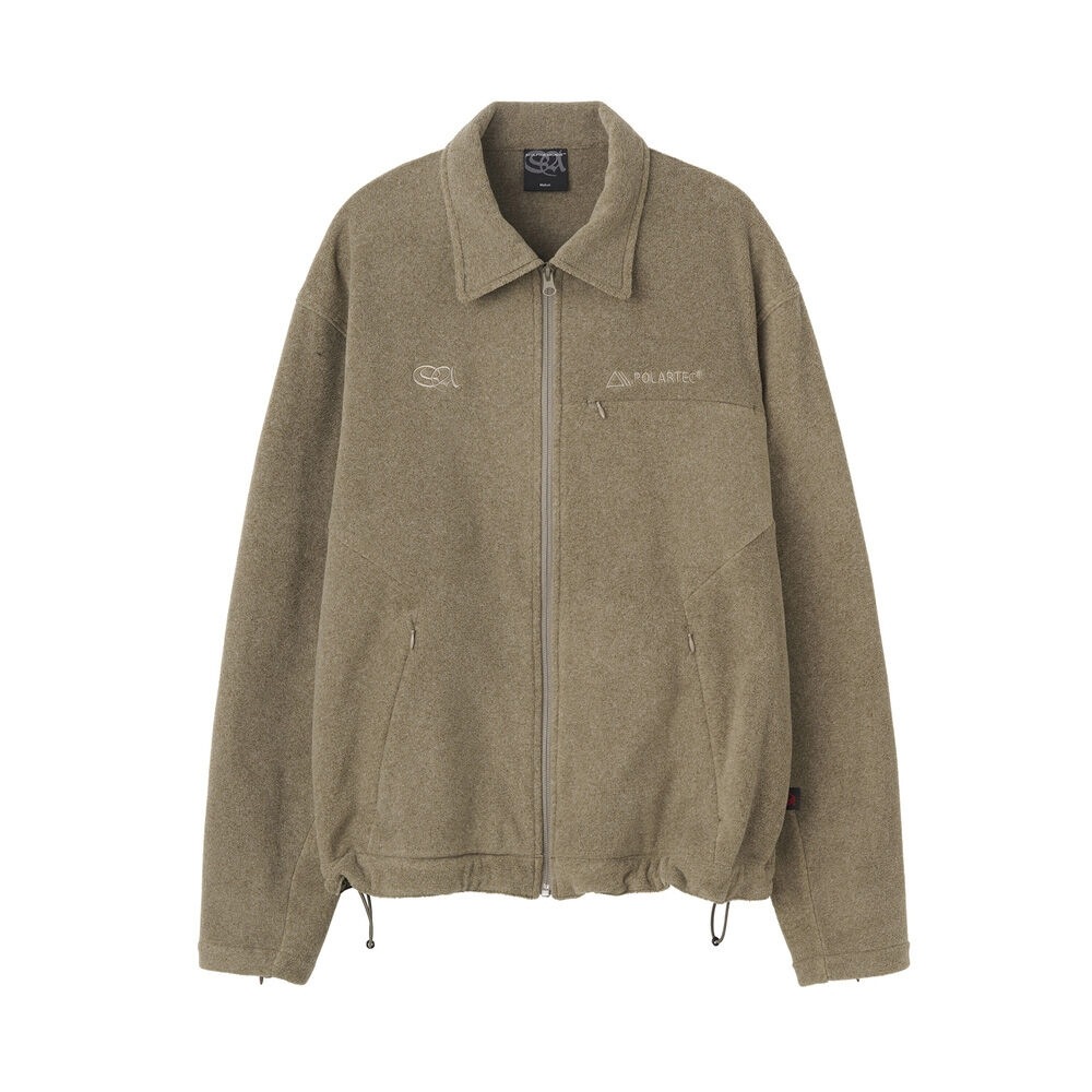 スカルプター POLARTEC コーチジャケットメランジブラウン