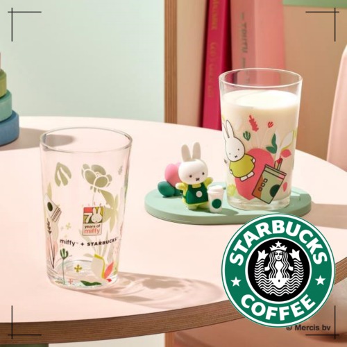 STARBUCKS公式 グラスセット Forever Miffy Glass Set 2P 207ml