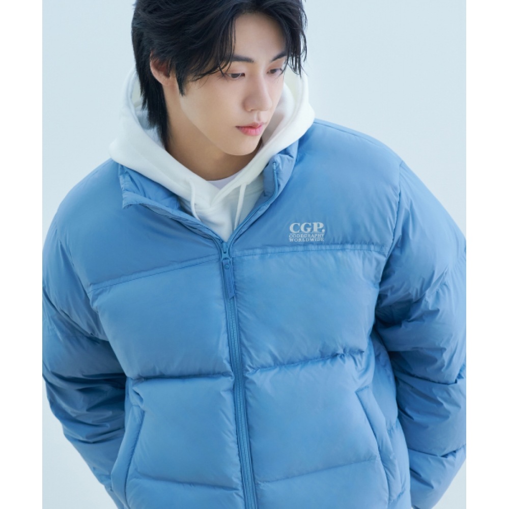 コデジー [24年版]RDS エッセンシャルダックダウンパパショートパディング_スカイブルー