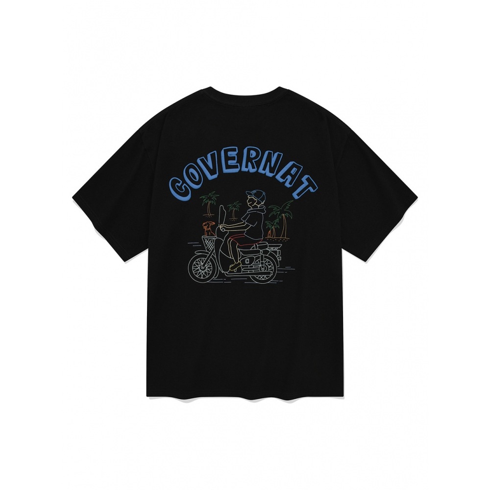 COVERNAT カービィ&ミー Tシャツブラック