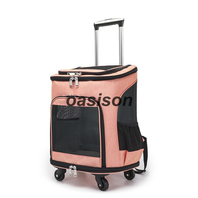 ペットキャリーカート ペットキャリー 犬 キャスター付き リュックキャリーバッグ 折りたたみ 犬用 ソフト ドッグキャリー 小型犬 猫 移動 旅行 車載