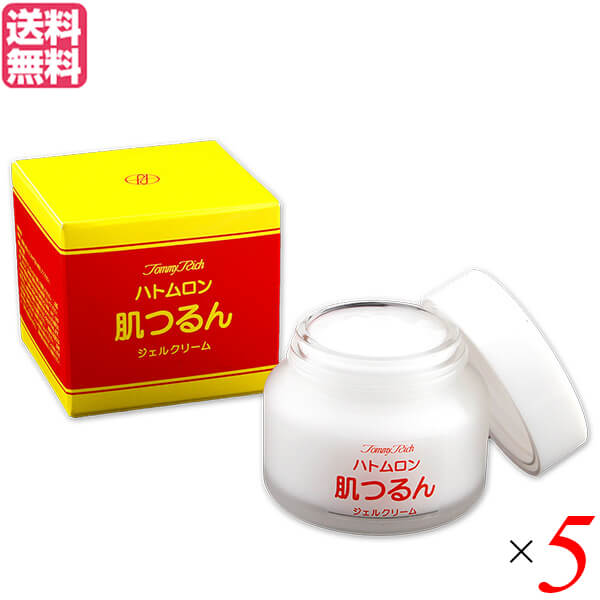 ハトムギ ジェル ヨクイニン トミーリッチ ハトムロン肌つるん ジェルクリーム 60g 5個セット