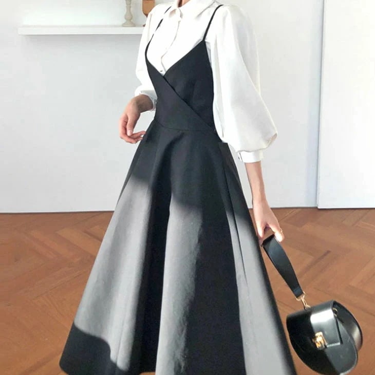 ワンピース 後ろリボン キャミソール ワンピース フレア ロング レディース Aライン バックリボン 大きめリボン リボン キャミワンピ マキシ 大きめ カジュアル フェミニン きれいめ シンプル