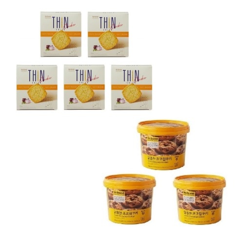 ノーブランドシンクラッカーオニオン264g x 5個+チョコチップクッキー400g x 3個学校事務所