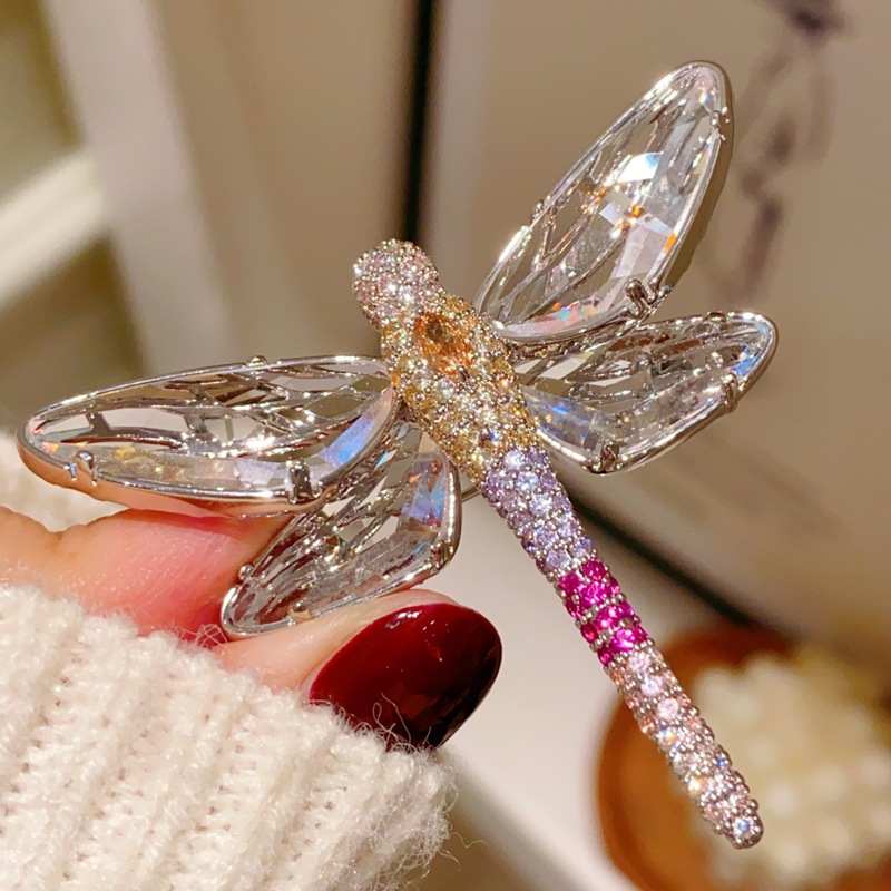 超美しかった高级クリアカットクリスタボルボブロウチコサージュエレガントレ顽丈スリーピースチェン