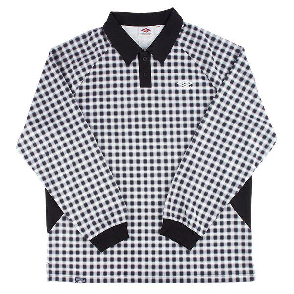 HBL ブリティッシュ カジュアル カラー 長袖Tシャツ UQ121CRJ21 GRN1_P415024538