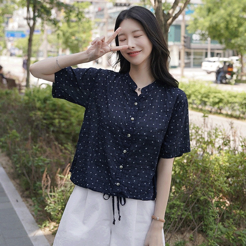 クリックアンファニー ヌーテンパターン ストリングシャツ モデル名