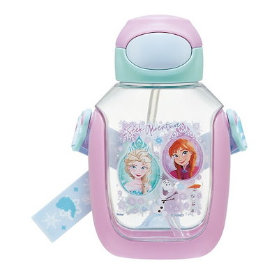 他サイト： PDSH6DX アナと雪の女王 25 ディズニー 子供用 水筒 ストロー付き 530ml ストロー水筒 ワンプッシュ 女の子の商品画像