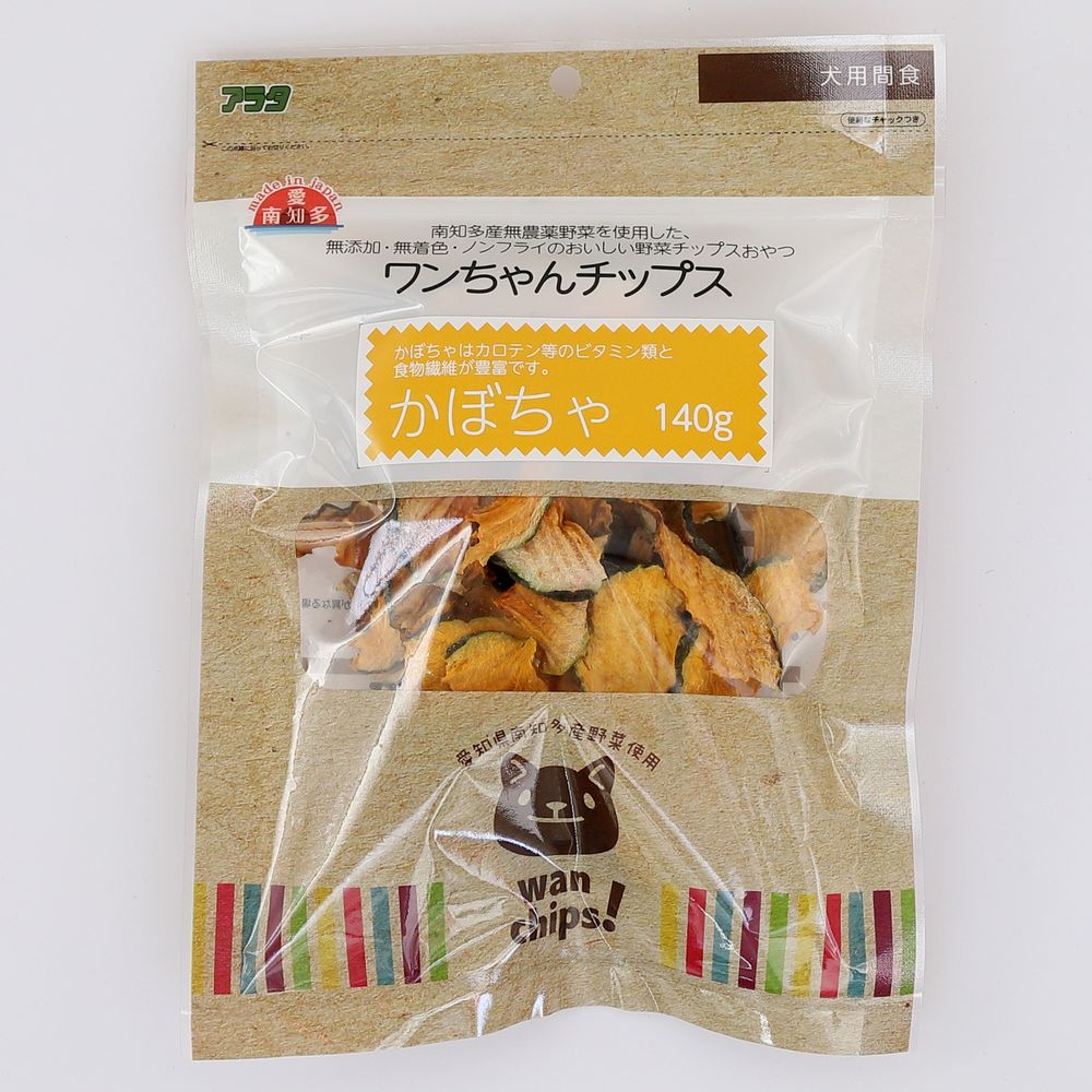 （まとめ買い）アラタ ワンちゃんチップス かぼちゃ 140g 犬用おやつ [x8] 4,396円